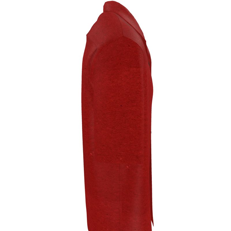 Mens Revere Silk Shirt Red