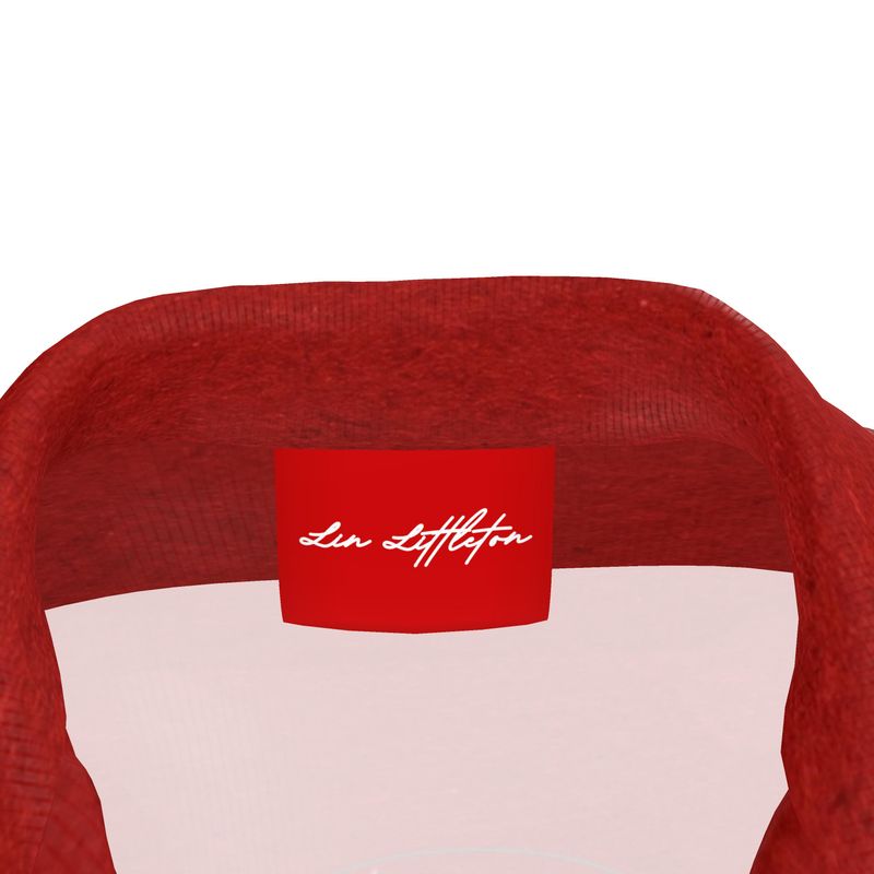 Mens Revere Silk Shirt Red