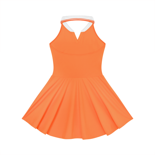 Collared Halter A-Line Tennis Dress