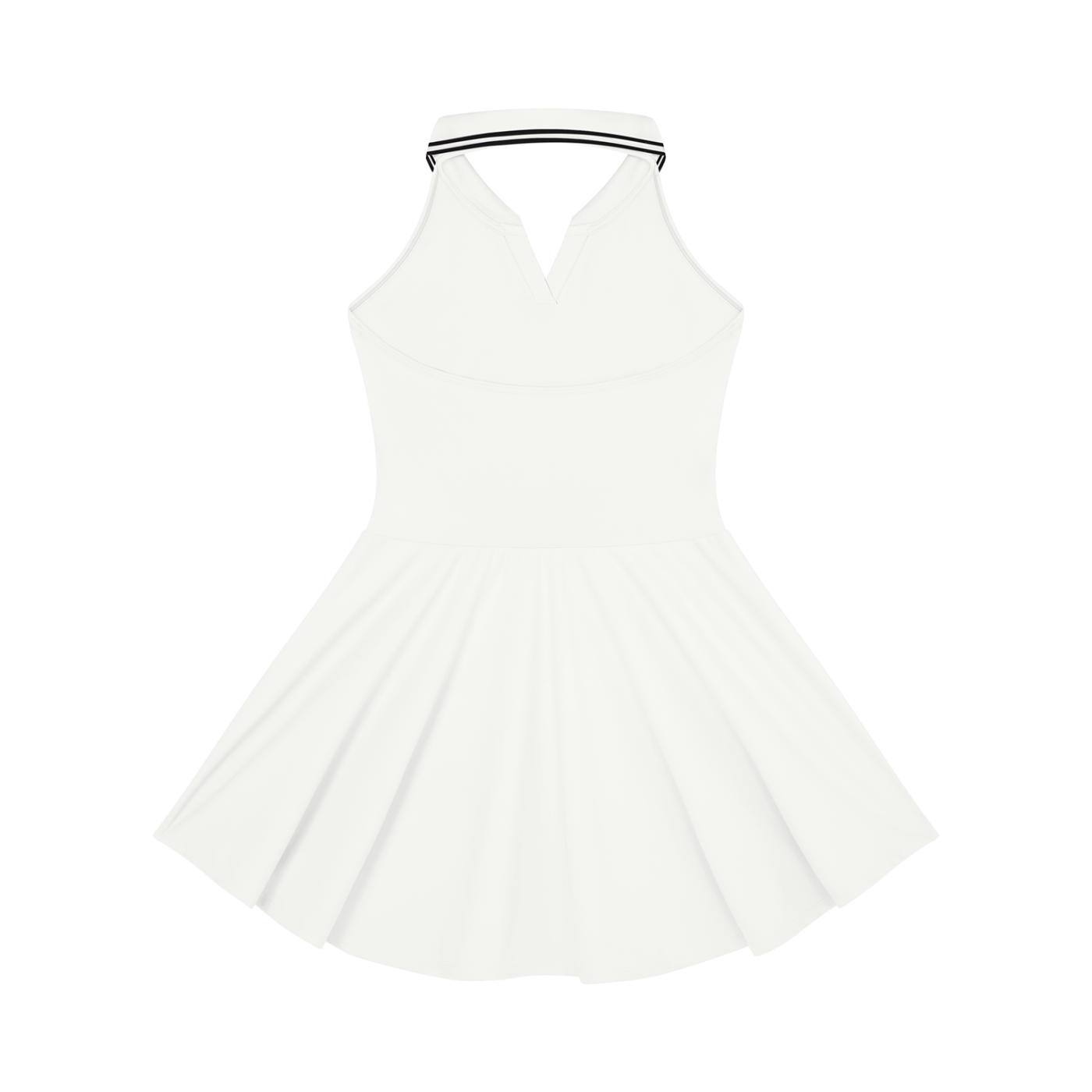 Collared Halter A-Line Tennis Dress