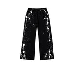 Splatter Wide Leg Jogging Bottoms