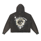 Dragon Smiley Frayed Hoodie