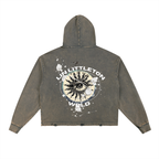 Dragon Smiley Frayed Hoodie
