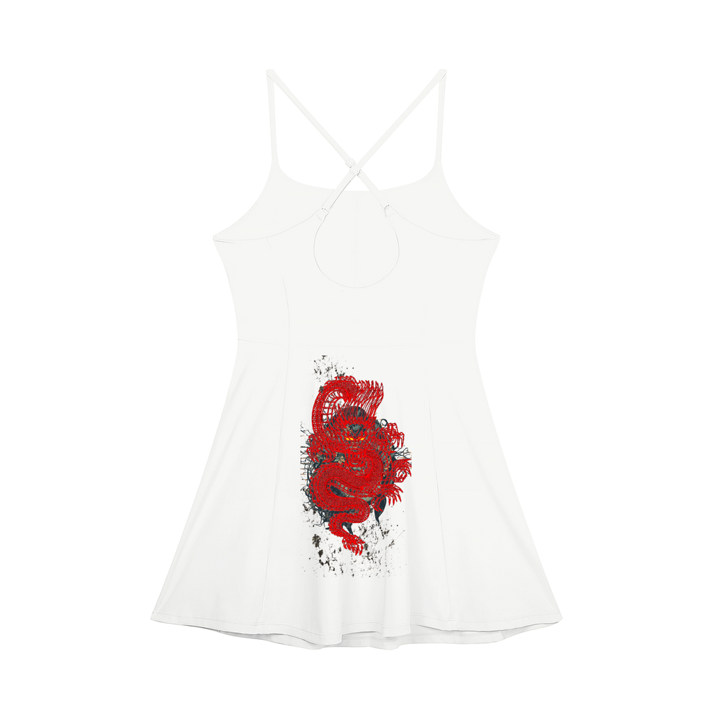 dress,white,black