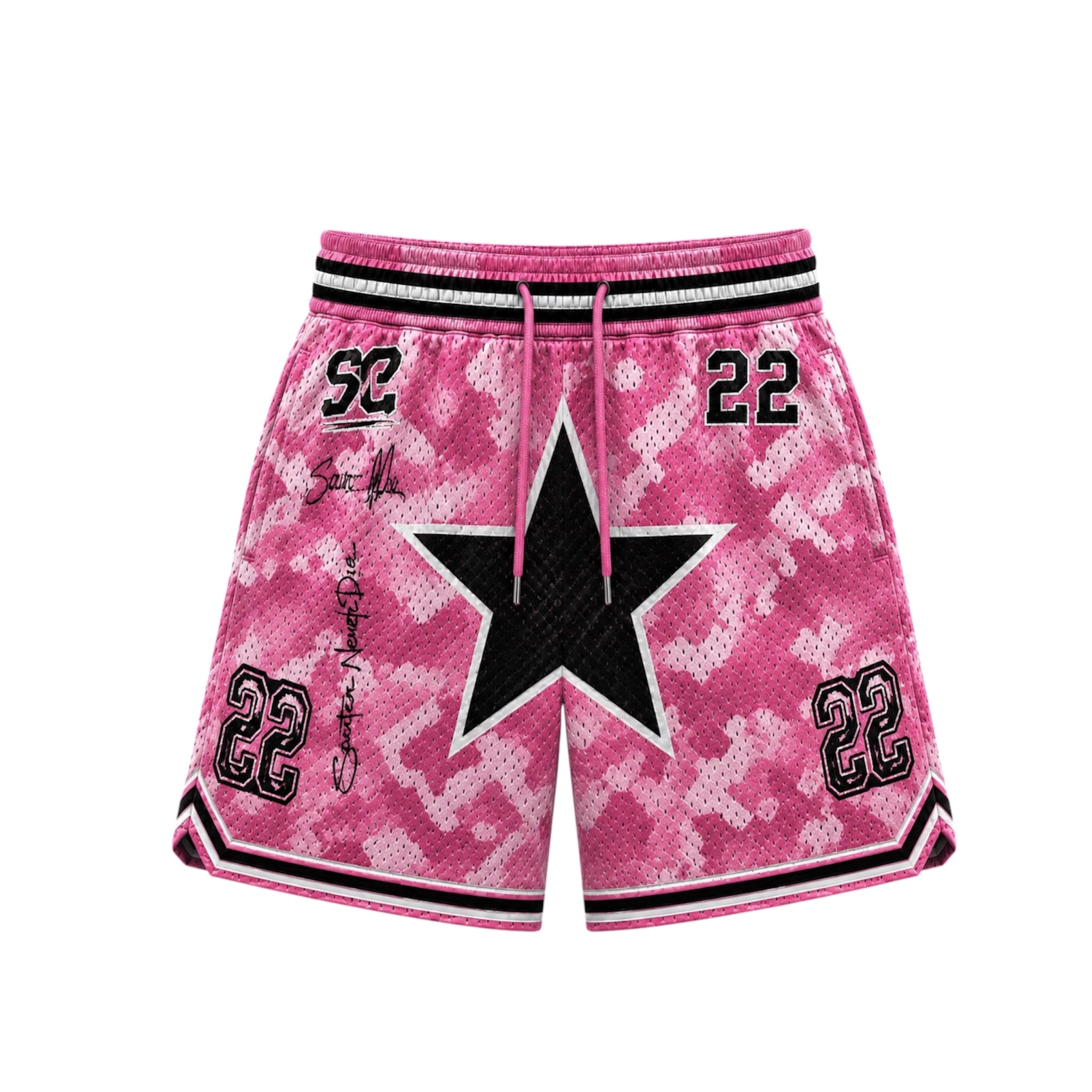 Pink Camo Football Jersey Set