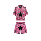 Pink Camo Football Jersey Set