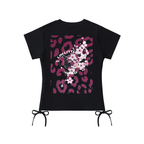 Pink Drawstring T-Shirt